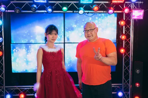 推し(アイドル)との2ショット写真